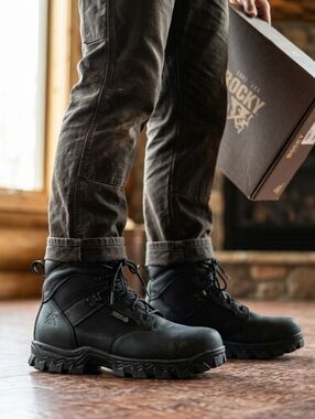 Rocky Alpha Force Men's 6" Waterproof Composite Toe Work Boots - 11W